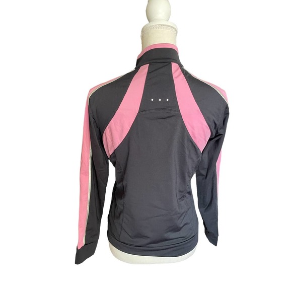 Tail Tech Womens Activewear Front Zip Jacket Long Sleeve Size XS Black/Pink - Picture 4 of 5